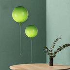 Modern colorful balloon wall lamp – Creative LED wall lamp with pull switch for bedroom