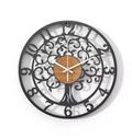 EternaLine | Silent Wall Clock with Geometric Pattern