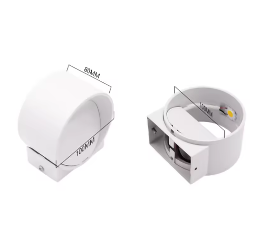 LunaGlow | LED Wall Lamp – Round Design