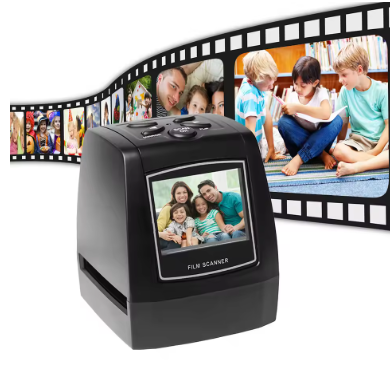 Slide Scanner With LCD Preview, SD Card Slot, And Standalone Function