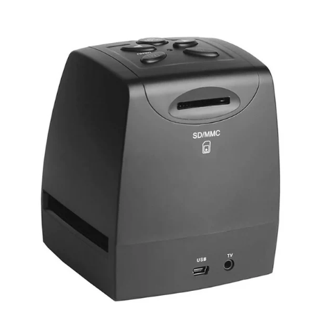 Slide Scanner With LCD Preview, SD Card Slot, And Standalone Function