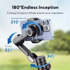 Handheld Smartphone Stabilizer With 3-Axis Gimbal And Gesture Control