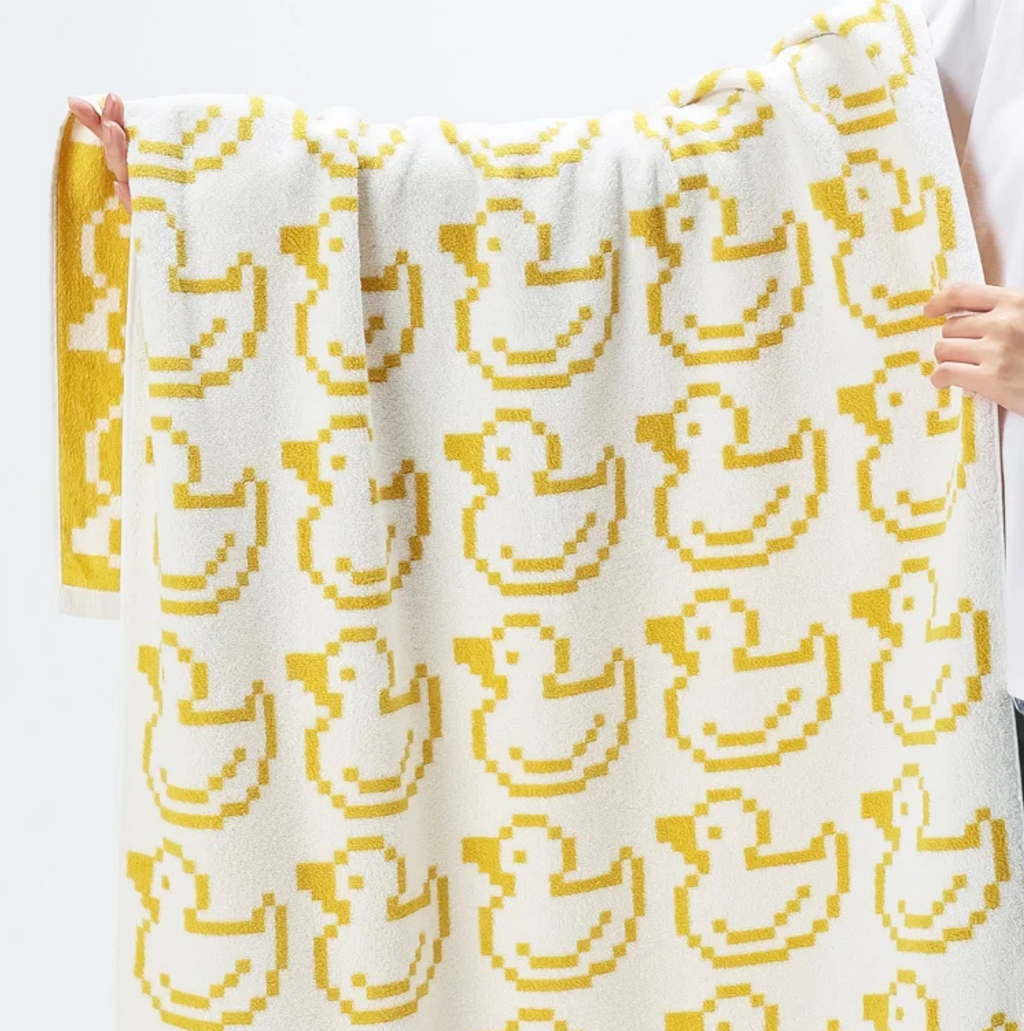 Reversible Animal Print Cotton Towel