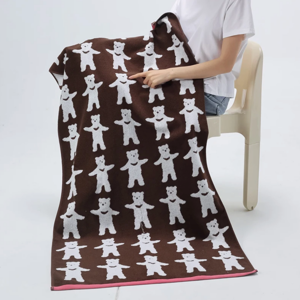 Reversible Animal Print Cotton Towel