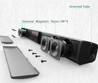 Wireless Bluetooth Soundbar Stereo Speaker System with FM & USB – CineWave