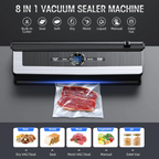 Multifunctional 8-in-1 Vacuum Sealer with Integrated Film Cutter
