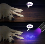 UV-LED flashlight – Ultraviolet light for stain detection and pet urine detection