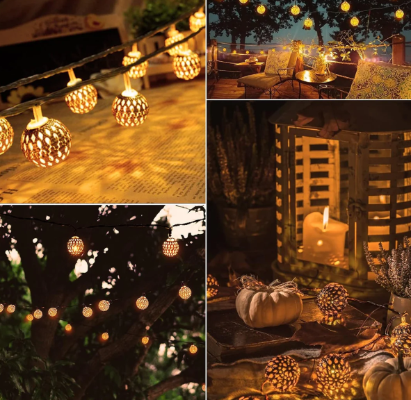 Oriental Waterproof Solar String Lights