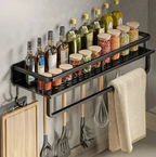 Modern Gray Kitchen Shelf