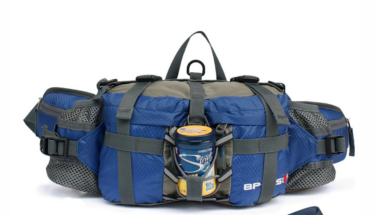 Lightweight Outdoor Waist Bag with Multiple Compartments