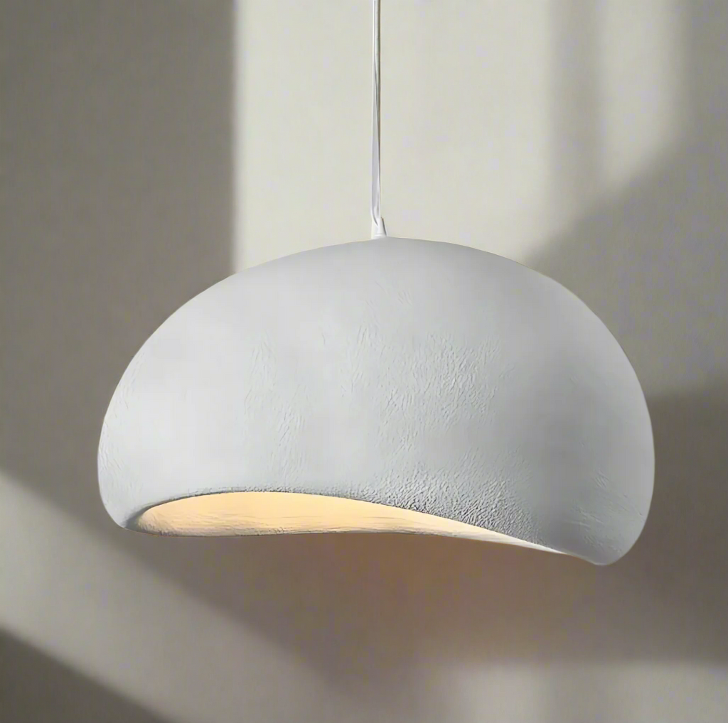 LED Pendant Lamp - Nordic Wabi Sabi Design - Adjustable Lighting Fixture for Home Decor & Modern Interiors