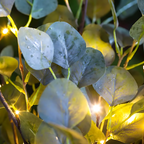 Battery-Operated Lighted Artificial Eucalyptus Garland or Branch Décor - Effortless ambiance for any occasion.