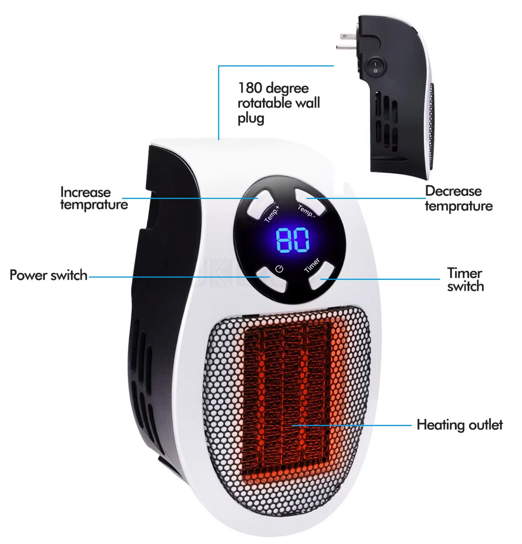 LuxaHeat Elegant Heater | Portable heater for comfortable warmth anywhere