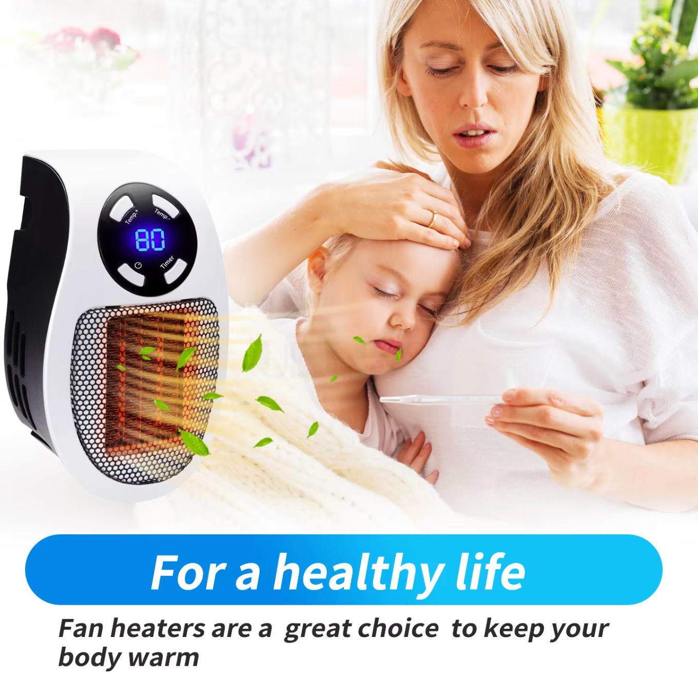 LuxaHeat Elegant Heater | Portable heater for comfortable warmth anywhere