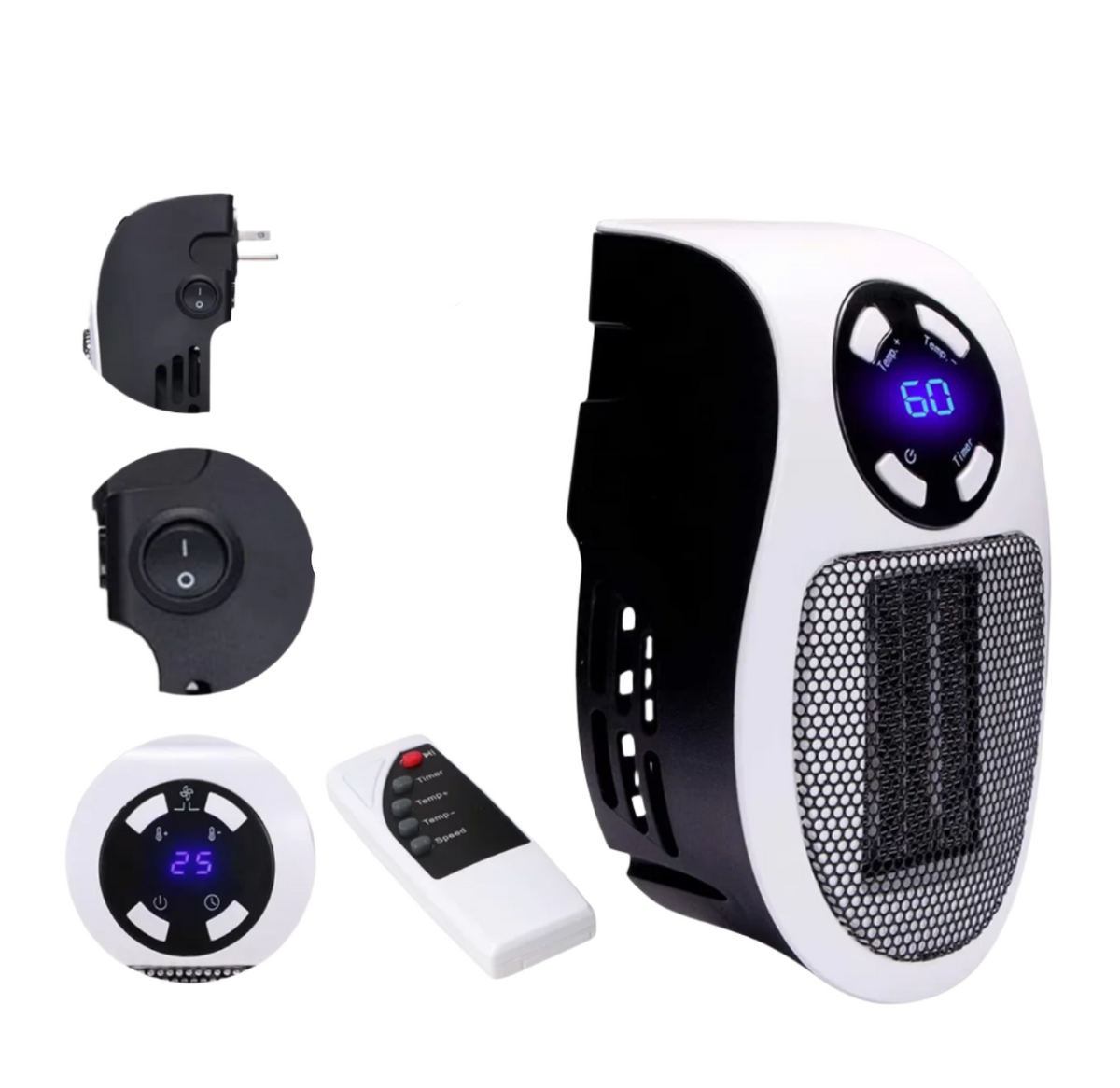 Elegant | Portable Electric Heater – Compact – Efficient – Quiet