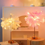Feather lamp