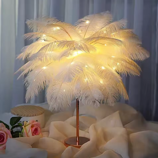 Feather lamp