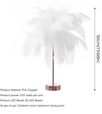 Feather lamp