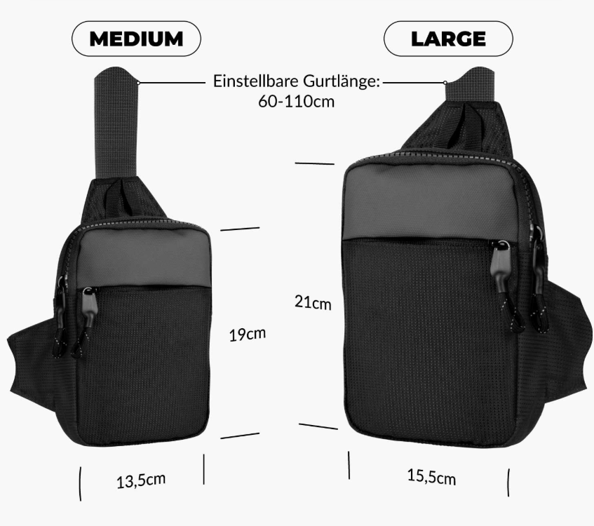 UrbanGuard Sling Bag | Compact, Secure, Waterproof