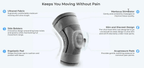 Knee support with silicone core for stability & freedom from pain | Ideal for arthritis, sport & everyday life