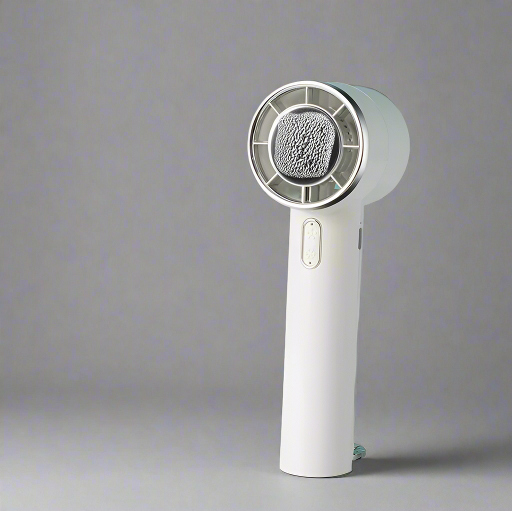 Skye Mini Fan with Cooling Plate – Portable Fan with 100 Speeds and Adjustable Breeze