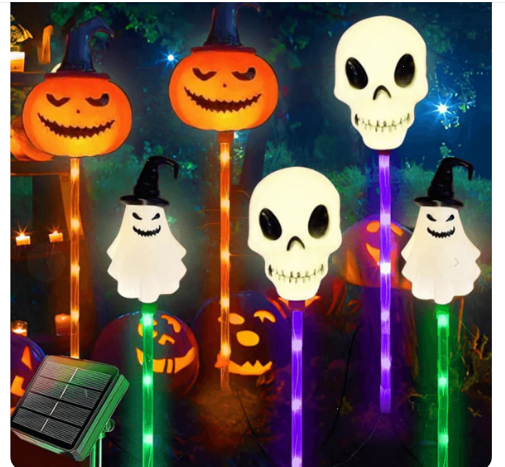 Halloween pumpkin garden solar lamp