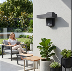 PIR Motion Sensor Outdoor Wall Light | IP65 Waterproof, Rotatable Design & Adjustable Length for Gardens and Entrances