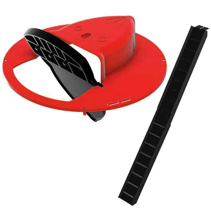 Self-closing mouse trap with automatic reset