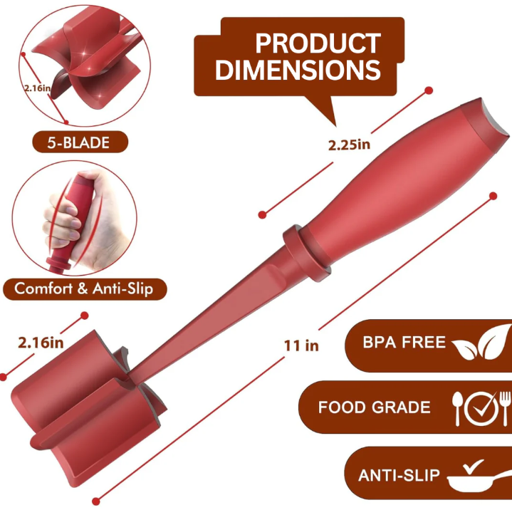 Heat-resistant meat grinder