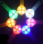 Rechargeable LED safety tag for pets