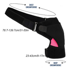 Shoulder support, compression sleeve, alleviates pain, dislocations and injuries