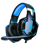 Gaming Headphones For PC Bass Stereo Over-Head Earphone Casque Laptop Microphone