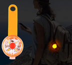 Rechargeable LED safety tag for pets