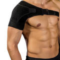 Shoulder support, compression sleeve, alleviates pain, dislocations and injuries
