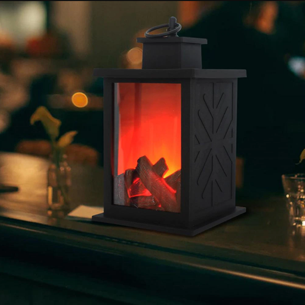 Stylish Lamps with Realistic Flame