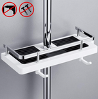 Space-saving shower shelf