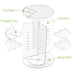 360° Rotating Makeup Storage Organizer