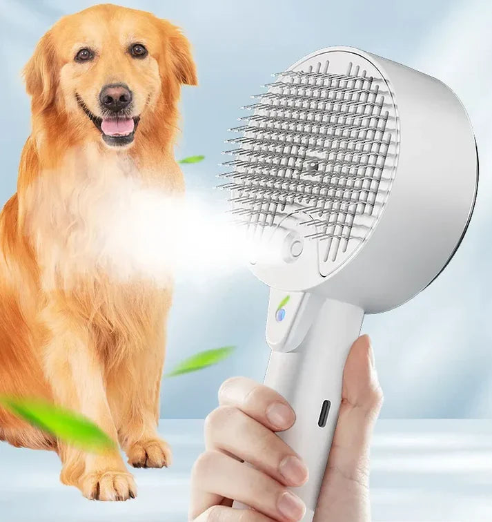 3-in-1 Electric Spray Massage Comb for Grooming Dogs & Cats