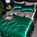 Premium Solid Satin Bedding
