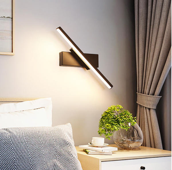 LumaTwist Rotatable Bedroom Wall Lamp | Modern LED Design | Adjustable | Mood Light