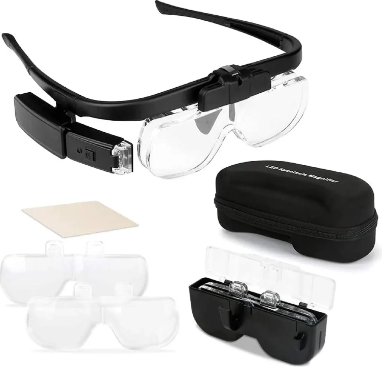 Head-mounted Magnifying Glass