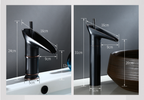 Waterfall Antique Faucet Bathroom Sink Faucet Brass Sink Mixers