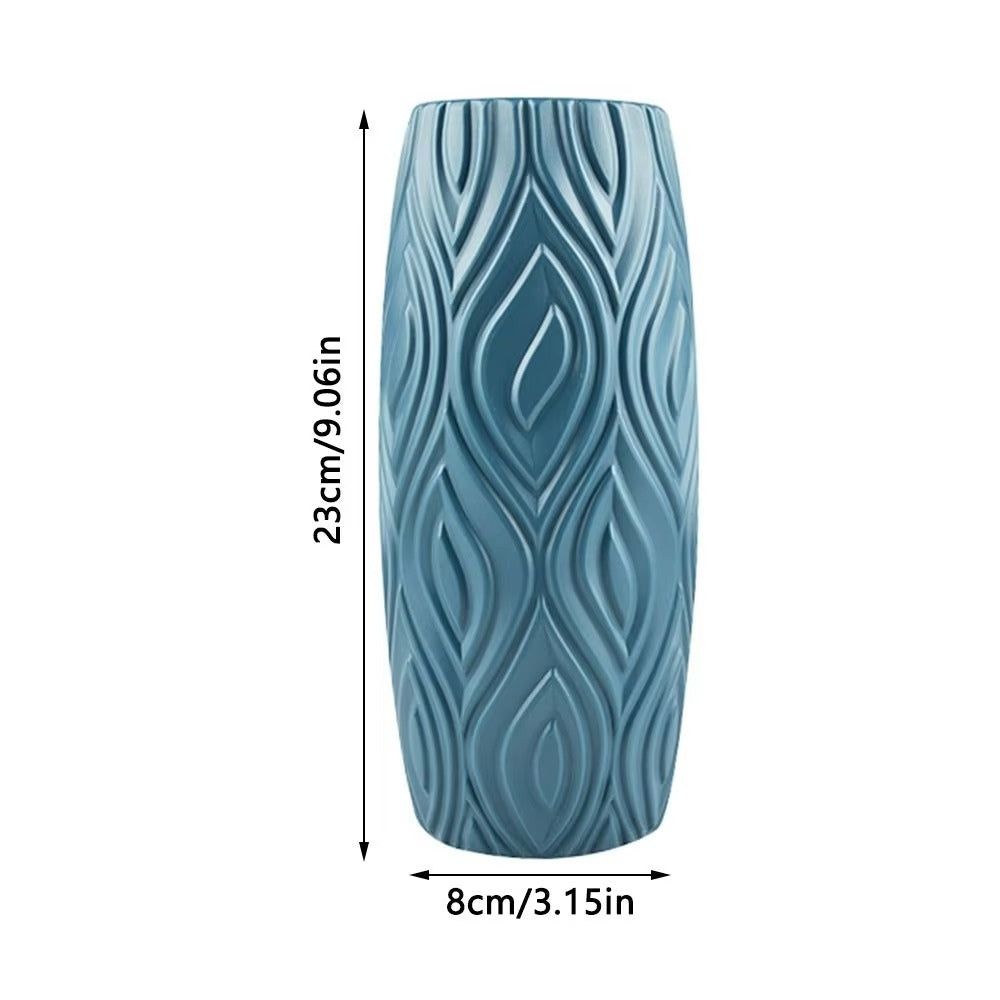 Sculpted Textured Leaf Vase