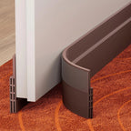 SilentSeal door draft stopper under door seal | Cold, noise & draft protection | Self-adhesive door bottom seal interior & exterior