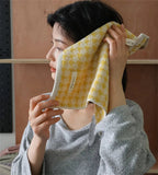 HoundLuxe Vintage Houndstooth Cotton Face Cloth