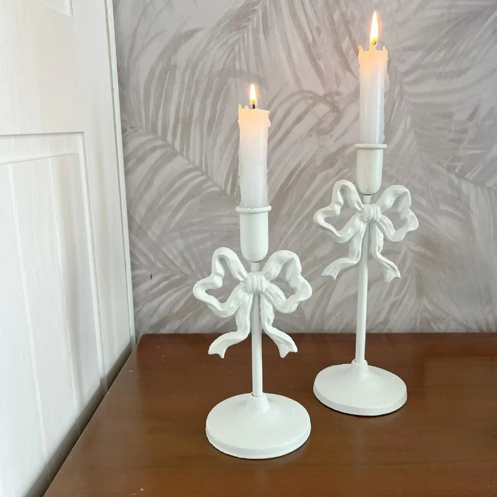 French Wrought Iron Candle Holder