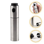 Oil Sprayer CULINARA FineMist | 100 ml Stainless Steel Spray Bottle | For Oil, Vinegar & BBQ | Refillable & Fine Dosage