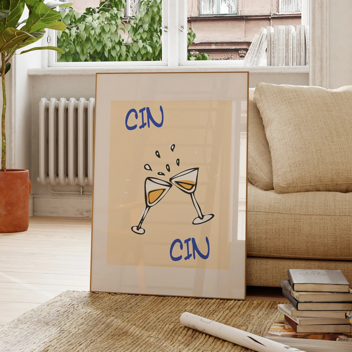 Cin Cin Wall Art – Retro Moderno Cocktail Decor