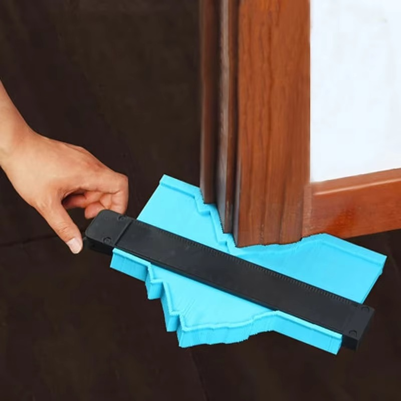 Precision Contour Gauge Ruler for Woodworking, Tiling, and Construction