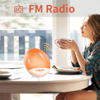 Sunrise Simulation Wake-Up Alarm Clock with Night Light & FM Radio